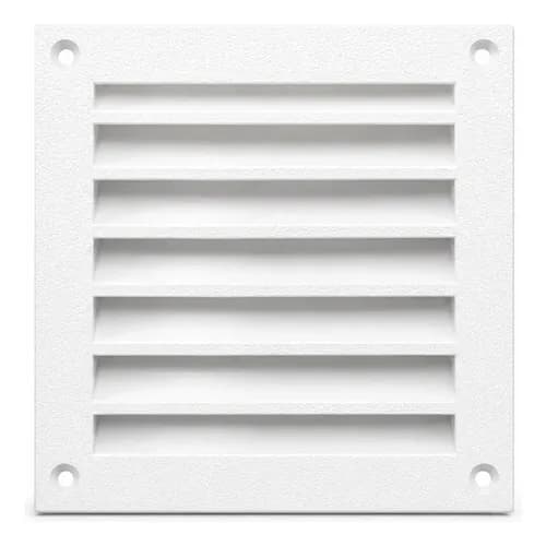 Rejilla Ventilación Cuadrada 10x10cm Petg Blanco